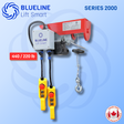 440 lb (200kg) BLUELINE Electric Hoist SERIES 2000 with TWO 6FT Wired Remote Controls + Multi-Control Box-Canada Hoists