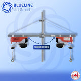 Rotary Frame for Electric or Manual Hoist 180 Degrees. Holds 1000kg at Fixed Length of 750cm-Canada Hoists