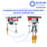 20 FT (6m) Wired Remote Control for BLUELINE Electric Hoists SERIES 2000-Canada Hoists