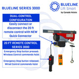 Replacement Remote Control for Electric Hoist 20FT - BLUELINE