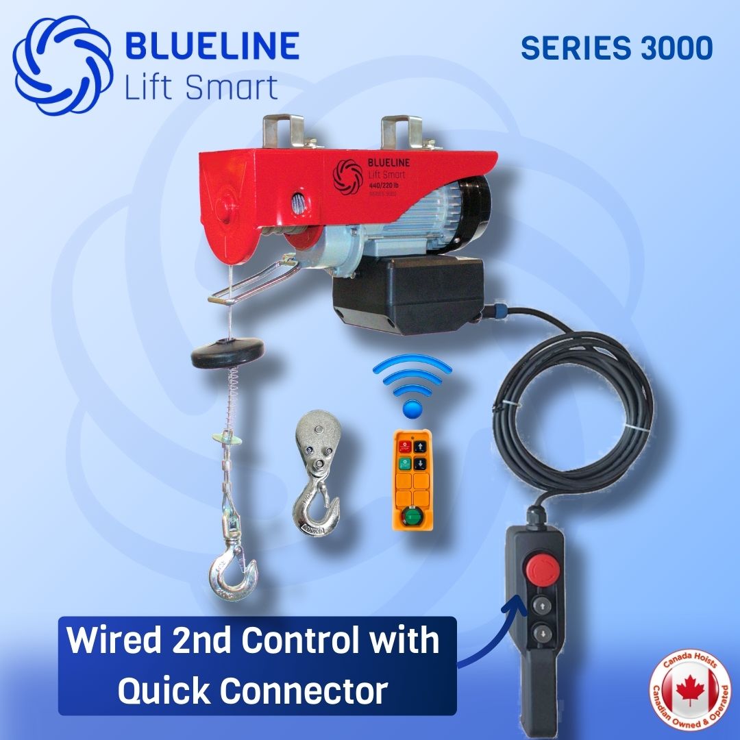 Replacement Remote Control For Electric Hoist 20FT - BLUELINE – Canada ...