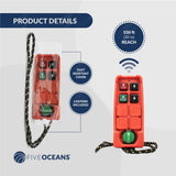 Five Oceans Remote Control and Receiver Card (RX-TX) for Wireless Hoist