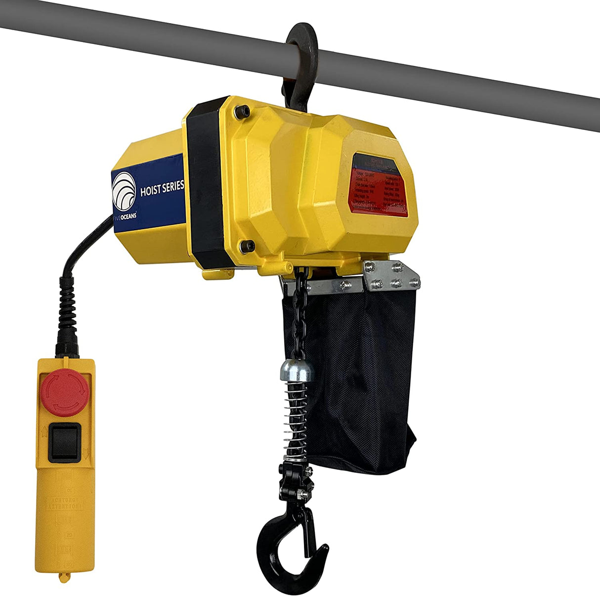 300kg / 660lbs Overhead Electric Chain Hoist w/ 10ft Chain | Single phase 120V - FIVE OCEANS